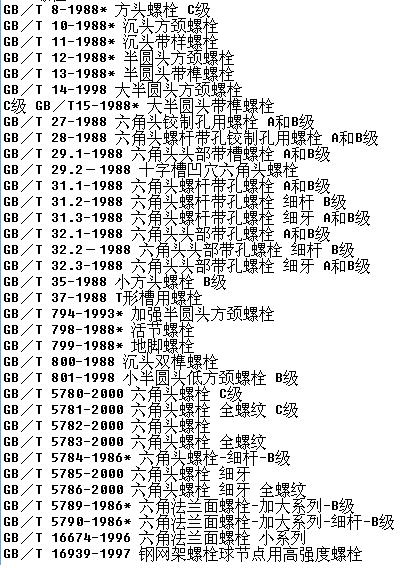 精密鎖緊螺母參數圖